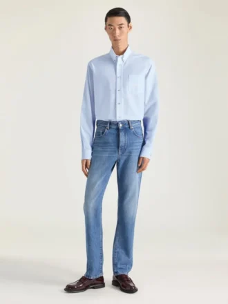 Camicia in cotone Oxford con jacquard Givenchy Paris Camicia in cotone Oxford con jacquard Givenchy Paris
