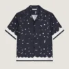 Camicia in seta con stampa floreale Camicia in seta con stampa floreale