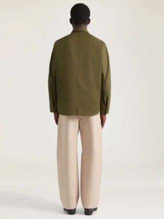 Camicia oversize con cuciture couture in cotone e toppa Givenchy Paris Camicia oversize con cuciture couture in cotone e toppa Givenchy Paris