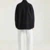 Camicia oversize con cuciture couture in flanella Camicia oversize con cuciture couture in flanella