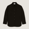 Camicia oversize con cuciture couture in flanella Camicia oversize con cuciture couture in flanella