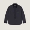 Camicia oversize trapuntata con cuciture couture e patch Givenchy Paris