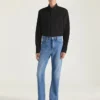 Camicia Slim Fit in popeline con ricamo Givenchy