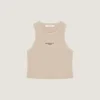 Canotta corta in cotone con stampa Givenchy Paris Canotta corta in cotone con stampa Givenchy Paris