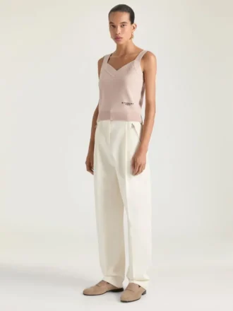 Canotta in lana e cashmere