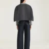 Cappa corta in lana e cashmere Cappa corta in lana e cashmere