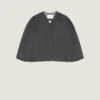 Cappa corta in lana e cashmere Cappa corta in lana e cashmere