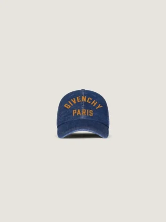 Cappellino Givenchy ricamato in denim