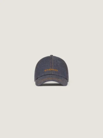 Cappellino Givenchy ricamato in denim