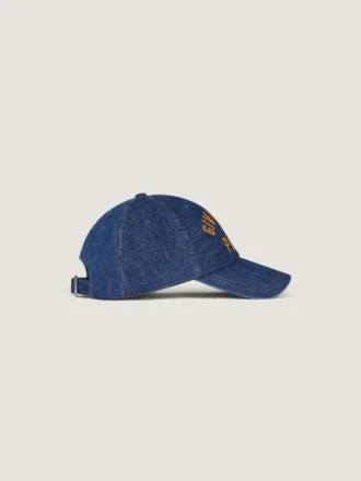 Cappellino Givenchy ricamato in denim