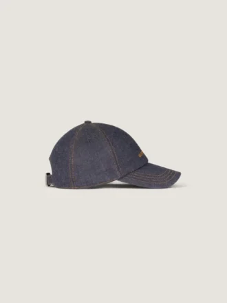 Cappellino Givenchy ricamato in denim