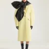 Cappotto aderente Cocoon in pelle