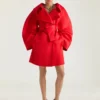 Infradito con tacco Boudoir bicolore in pelle nappa