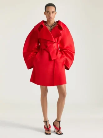 Infradito con tacco Boudoir bicolore in pelle nappa