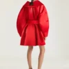 Cappotto corto in raso Cappotto corto in raso