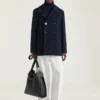 Borsa hobo media con cintura in pelle martellata