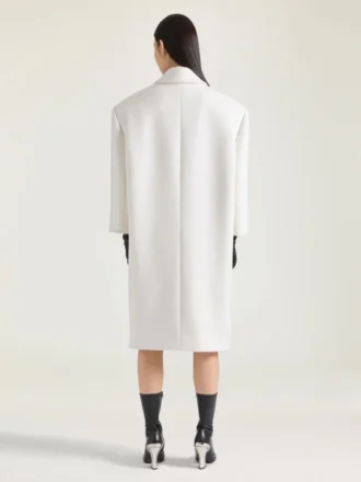Cappotto doppiopetto in lana