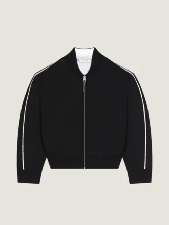 Cardigan con cuciture couture in lana jacquard Givenchy Paris