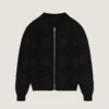 Cardigan con zip in cotone ricamato Givenchy Paris Cardigan con zip in cotone ricamato Givenchy Paris