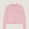Cardigan corto in lana e cashmere