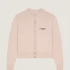Cardigan corto in lana e cashmere
