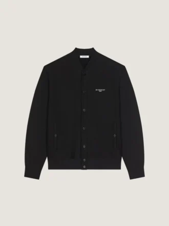 Cardigan Couture con cuciture in pile ricamato Givenchy Paris