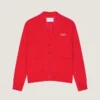 Cardigan in cotone con motivo Givenchy Paris Gros Grain Cardigan in cotone con motivo Givenchy Paris Gros Grain