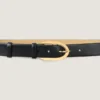 Cintura a pinza in pelle