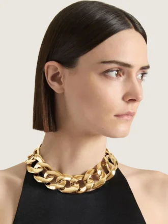 Collana a catena in metallo
