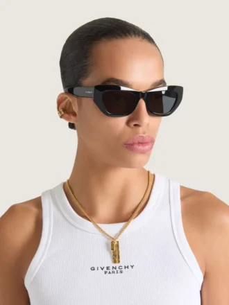 Collana Givenchy Tape in metallo e smalto