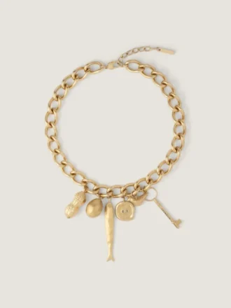 Collana Lucky Charms in metallo