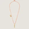 Collana Lucky Charms in seta e metallo