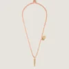 Collana Lucky Charms in seta e metallo