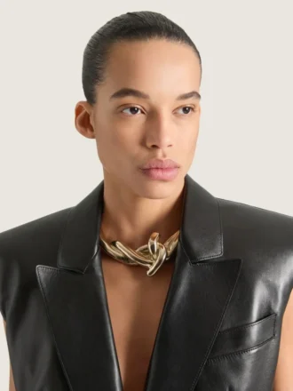 Collana Torque a maglie in metallo