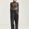 Corpo in rete con firma Givenchy