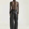 Corpo in rete con firma Givenchy