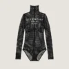 Corpo in rete con firma Givenchy
