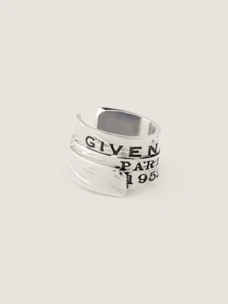 Earcuff Givenchy Tape in metallo e smalto