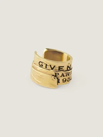 Earcuff Givenchy Tape in metallo e smalto