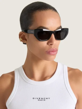 Earcuff Givenchy Tape in metallo e smalto
