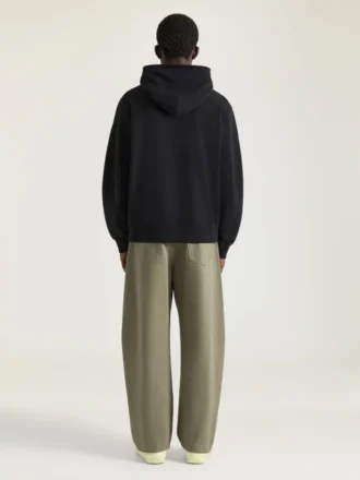 Felpa con cappuccio e cuciture couture in pile ricamato Givenchy Paris