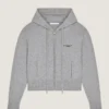 Felpa con cappuccio e zip in lana e cashmere Felpa con cappuccio e zip in lana e cashmere
