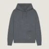 Felpa con cappuccio in maglia di cashmere