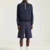 Felpa con zip in lana con toppa Givenchy Paris Felpa con zip in lana con toppa Givenchy Paris