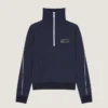Felpa con zip in lana con toppa Givenchy Paris Felpa con zip in lana con toppa Givenchy Paris