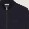 Felpa con zip in lana e cashmere con toppa Givenchy Felpa con zip in lana e cashmere con toppa Givenchy