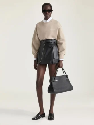 Felpa in pile con stampa Givenchy