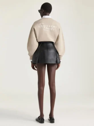 Felpa in pile con stampa Givenchy