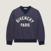 Felpa in raso con ricamo Givenchy Paris Felpa in raso con ricamo Givenchy Paris