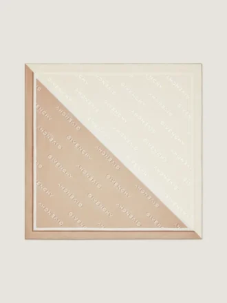 Foulard quadrato bicolore Givenchy Shadow in seta
